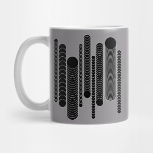 circles op art design Mug